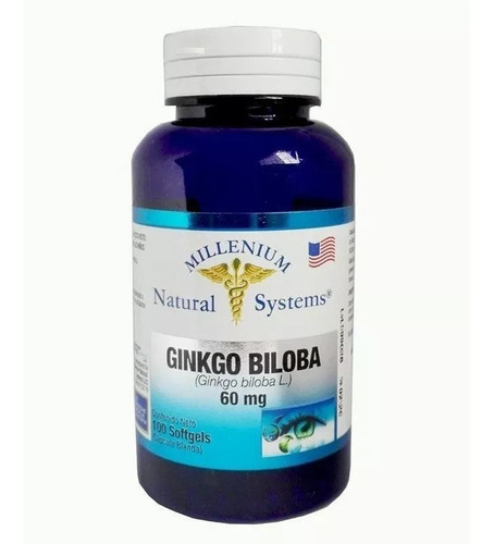 Ginkgo Biloba 60 Mg X 100 Softgel - - Unidad a $390