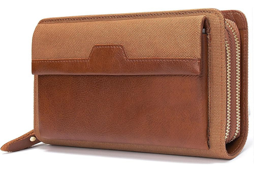 Sumgogo Carteras Para Hombres Mujeres Clutch Bolso Teléfono 