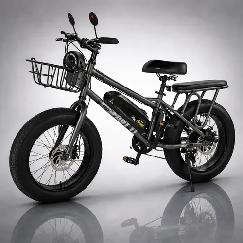 Bicicleta Eletrica Big Foot T1 48v 750w 10ah Litio Cinza