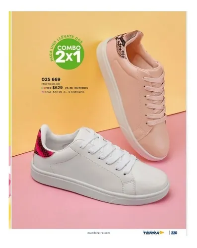 Tenis Combo 2x1 Mundo Terra 025669 Linea 2020 Mchn