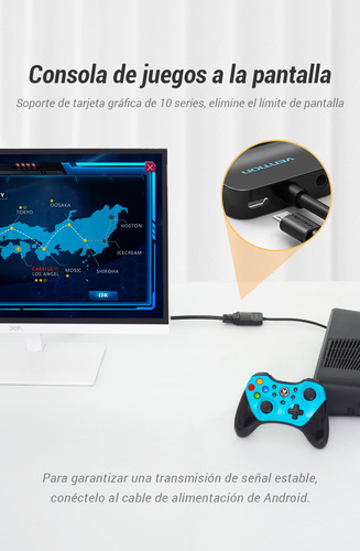 Vention - Conversor Vention/ Hdmi Macho - Vga Hembra/ 15cm/