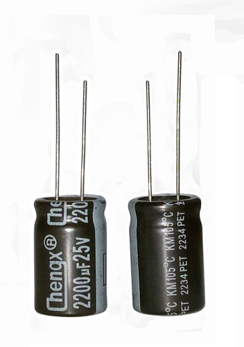 Condensador 2200mf 25v Capacitor 2200uf (pack De 15 Unds)