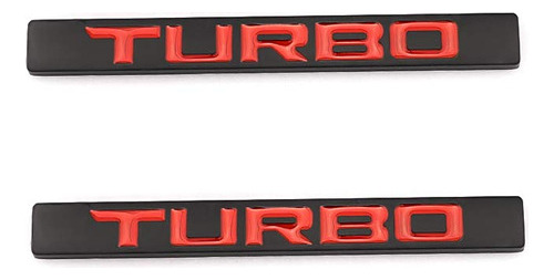 2 Emblemas Turbo Para La Mayoria De Los Coches, Motocicleta 