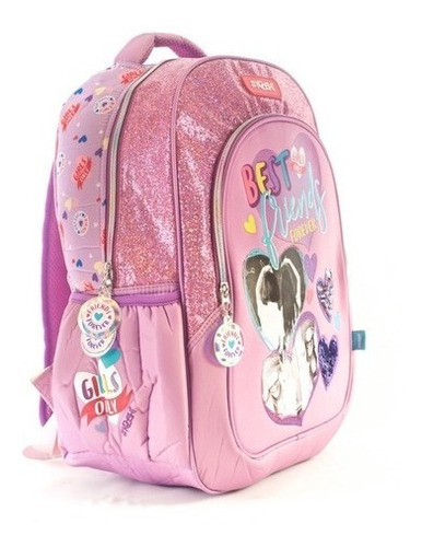 Imagen 2 de 6 de Mochila Mejores Amigos Espalda Escolar 17 Pulgadas 91397 Edu