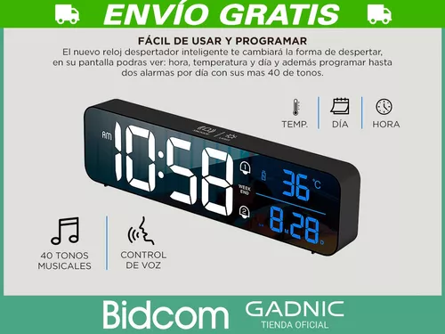 Reloj despertador Digital, Control inteligente de temperatura