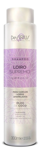 Shampoo Matizador De Sírius Loiro Supremo 300ml