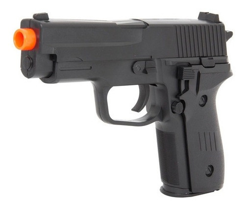 Combo 2 Armas Airsoft Spring P226 + 2000 Bolinhas + Silicone