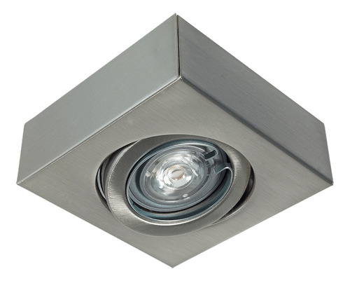 Spot Semiembutido  P/ Caja De Centro Gu10led Cuadrado 10x10