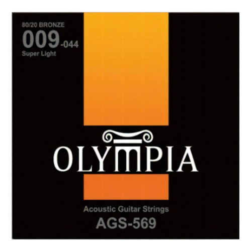 Cuerdas Para Guitarra Acus. 009-044 Ags569 Olympia