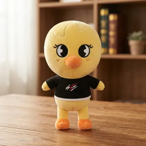 Pelúcia Skzoo Bbokari Stray Kids 22cm Cartoon - Kpop Amarelo