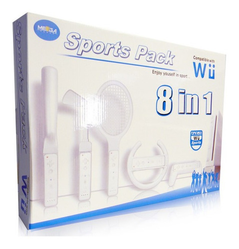 Set De Accesorios Deportivos 8 Piezas Para Wii