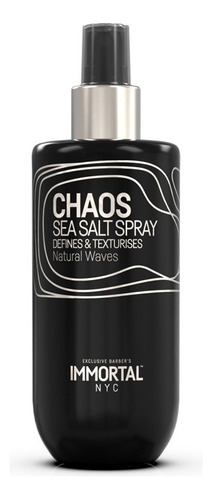 Immortal Nyc Chaos Sea Salt Define Y Texturiza Las Ondas Nat