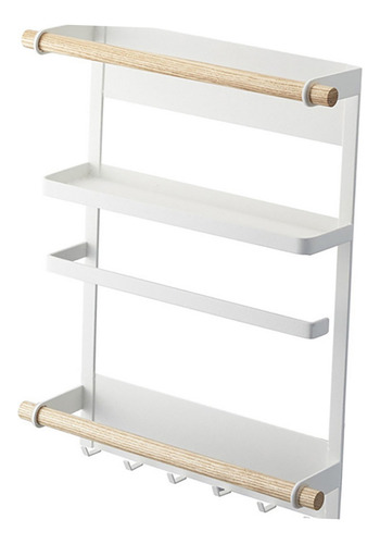 Estante Magnético Grande Con Soporte Para Toallas De Papel