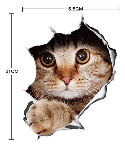 . Adesivo De Carro Ou Decalque De Janela Com Design De Gato