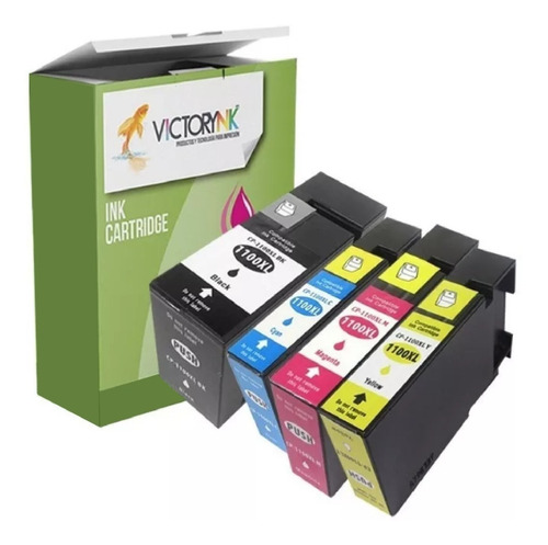 Pack 4 Cartuchos Genérico Can Maxify Pgi 1100 Xl Mb2010