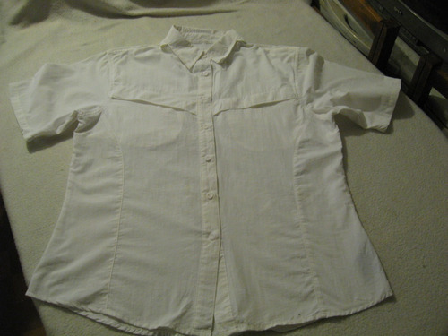 Camisa De Trekking De Mujer Bimini Bay Talla L Color Blanca