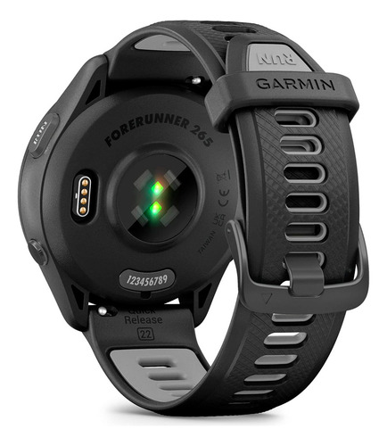 Smartwatch Deportivo Garmin Forerunner 265 Music 46 Mm Negro Negro Negro