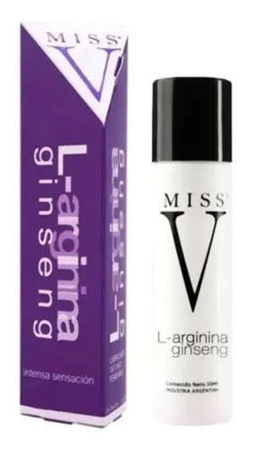 Lubricante Gel Intimo Femenino Miss V Arginina Y Ginseng