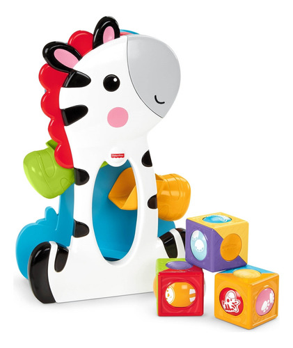 Fisher-Price Juguete para Bebés Cebra Bloques de Actividades