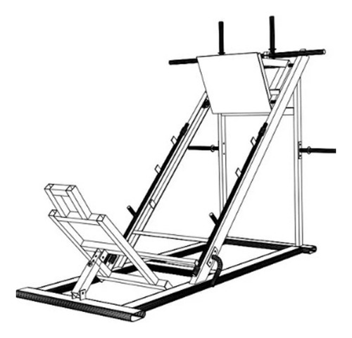Projeto Leg Press 45° Para Academia Em Pdf
