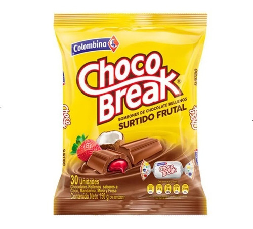 Chocolate Choco Break - Bolsa X 30 Und
