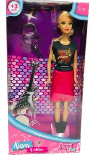 Imagen 2 de 3 de Muñeca Poppi Doll Kiara Rockstar