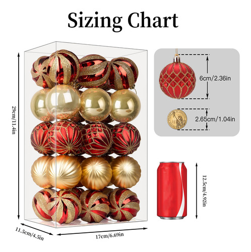 Bolas Navideñas 60mm Inastillables Decorativas Y Coloridas -