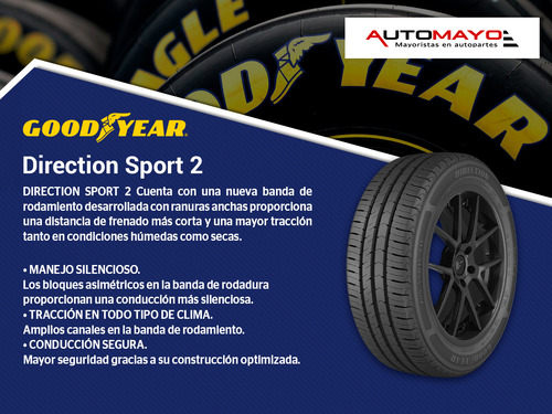 Set 2 Llantas Direction Sport 2 Goodyear 195/65r15 91v Sl