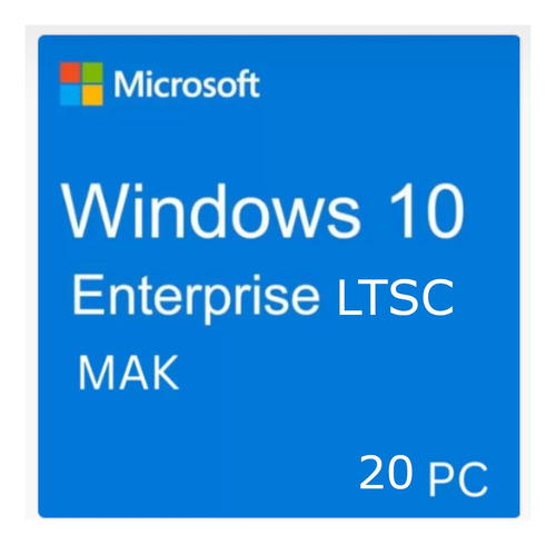 Windows 10/11 Enterprise Ltsc 2023/2022/2021 Mak Key 20 Pc