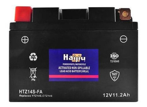 Bateria Moto Gel Libre Mantenimiento Htz14s-fa Ytz14s Haijiu