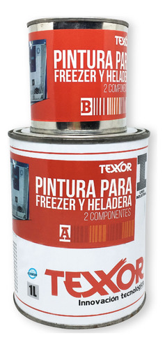 Pintura Bi Componente Especial Heladeras Y Freezer Texxor 1l