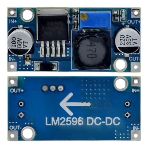 Fuente Ajustable Dc-dc Lm2596 Step-down Buck 3a Kit-3