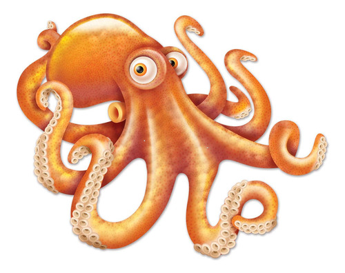 Set De 2 Telones De Fondo Para Fotos Con Forma De Pulpo Arti