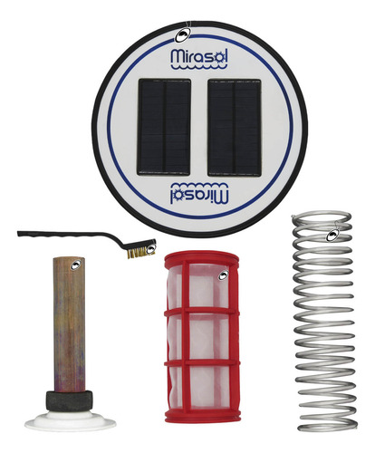 Mirasol Ionizador Solar Mirasol Plus cor branco e azul 110L água cristalina