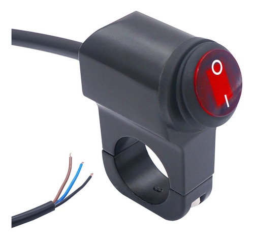 Interruptor Impermeable Para Manillar Motocicleta 12 V Led