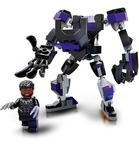 Imagen 3 de 4 de Lego® Marvel - Armadura Robótica De Black Panther (76204)