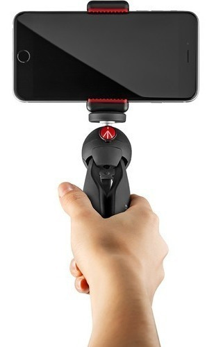 Cámara triple Manfrotto MKPixiclamp-BK Pixi para smartphone iPhone