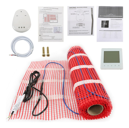 20 Sqft Mat Kit 120v Sistema Electrico Calefaccion Piso Para