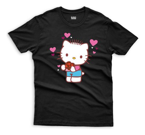 Combo Playeras Pareja Sanrio Helo Kitty Novios San Valentin