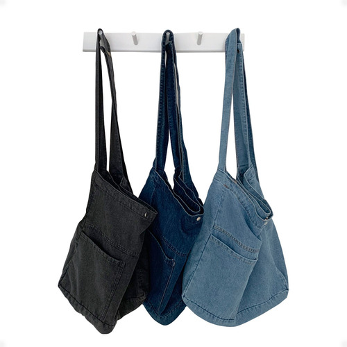 Bolso De Jean Estilo Vintage De Hombro - Kubo