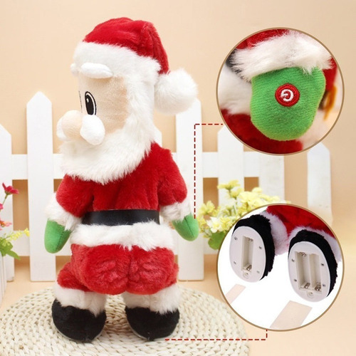 Brinquedo Elétrico Twerk Papai Noel Música Dançando Para