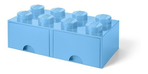 Bloques Apilables Para Armar Lego Brick Drawer 8 Con Cajones Lego X1 4006 Color Celeste