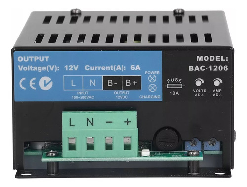 Cargador De Bateria Fondo Flote Grupo Electrógeno 12 V