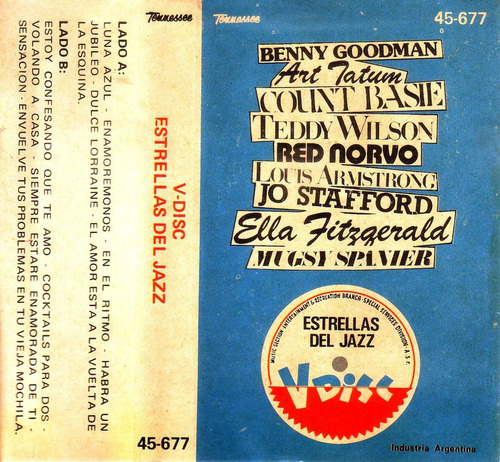 Estrellas Del Jazz Cassette Count Basie Benny Goodman Pvl