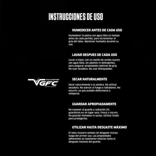 Guantes De Arquero Imperio C/ Varillas Adulto - Vgfc Volk Blanco 10