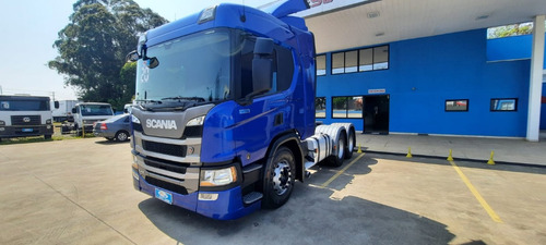 Scania P 410 6x2, Ano 2020/20 Opticruise Completa