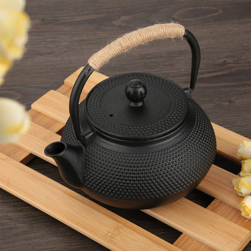 Tetera De Hierro Fundido De Estilo Japonés 800 Ml Extraíble