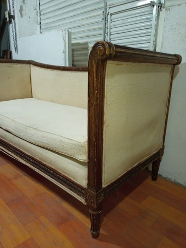Sillon Frances Antiguo Xvi Tallado Divan (Usado)