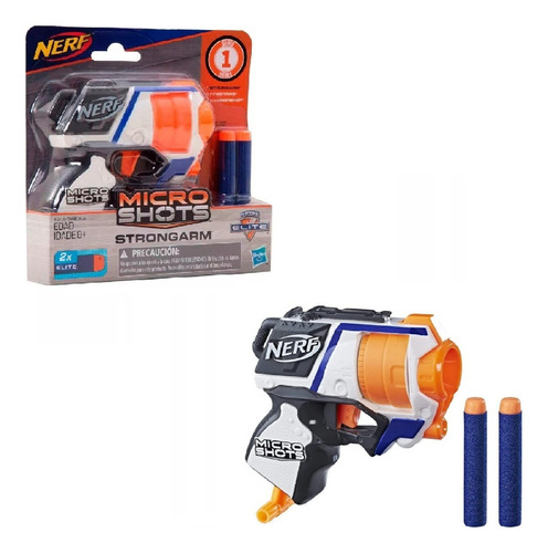 Lançador De Dardos Nerf Microshots Strongarm Elite - Hasbro