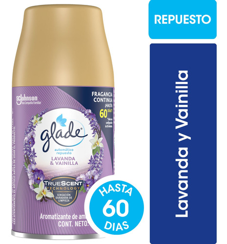 Glade Desodorante Ambiental Automático Rep. Lavanda 175g